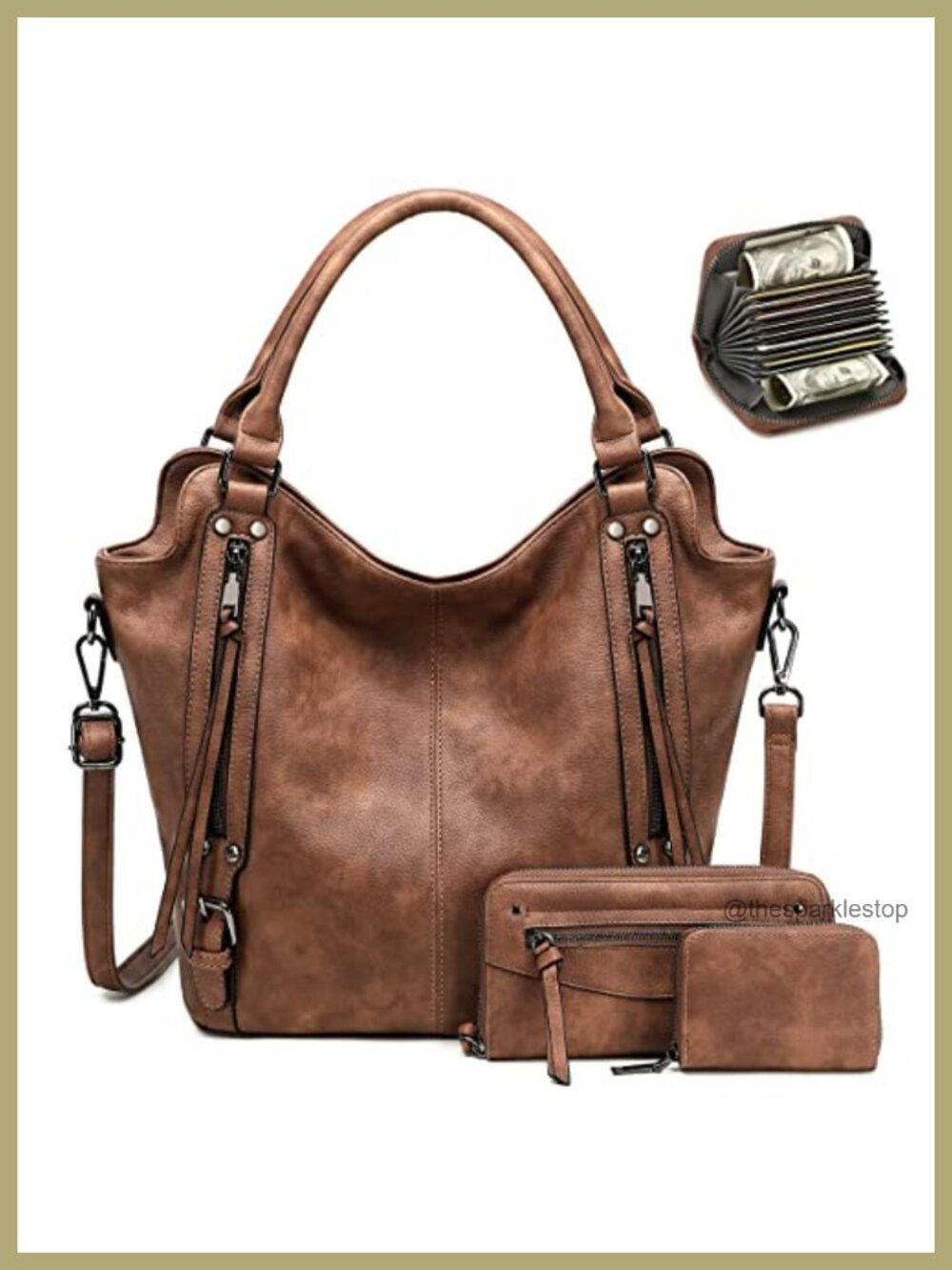 Hobo Bags for Women Handbags Faux Leather Shoulder Crossbody